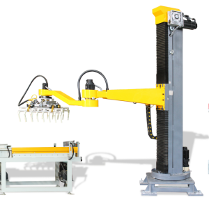 Mortar column robot palletizer