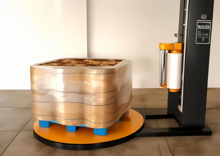 Robot palletizer Pallet wrapping machine