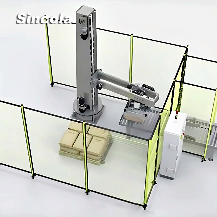 Dry mortar putty powder bag column Palletizer