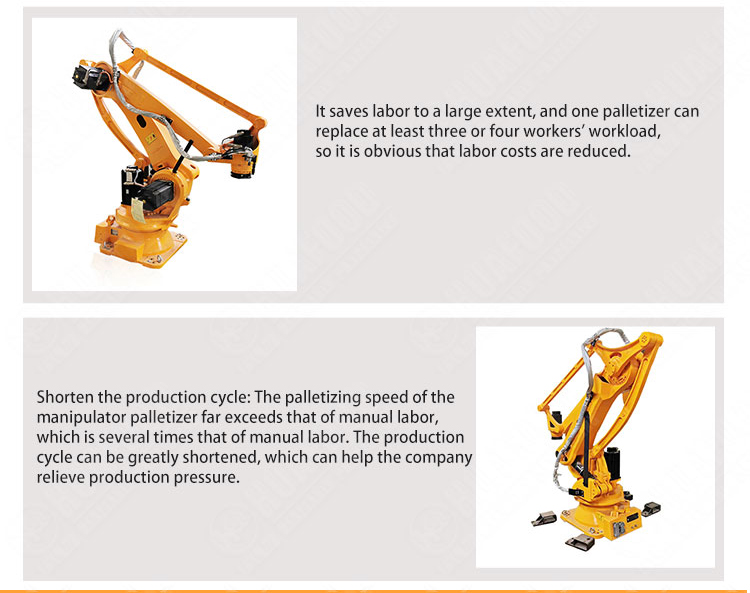 Feed grain bag palletizing machine - Palletizing robot - 3